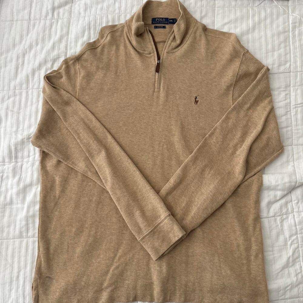 Ralph lauren quarter zip sweatshirt Mens XXL